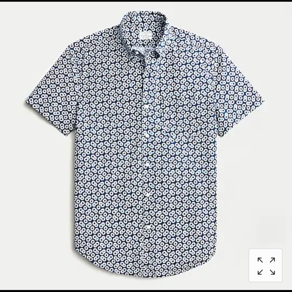 J. Crew Stretch Secret Wash shirt organic cotton